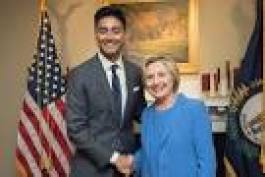 Aftab and Hillary